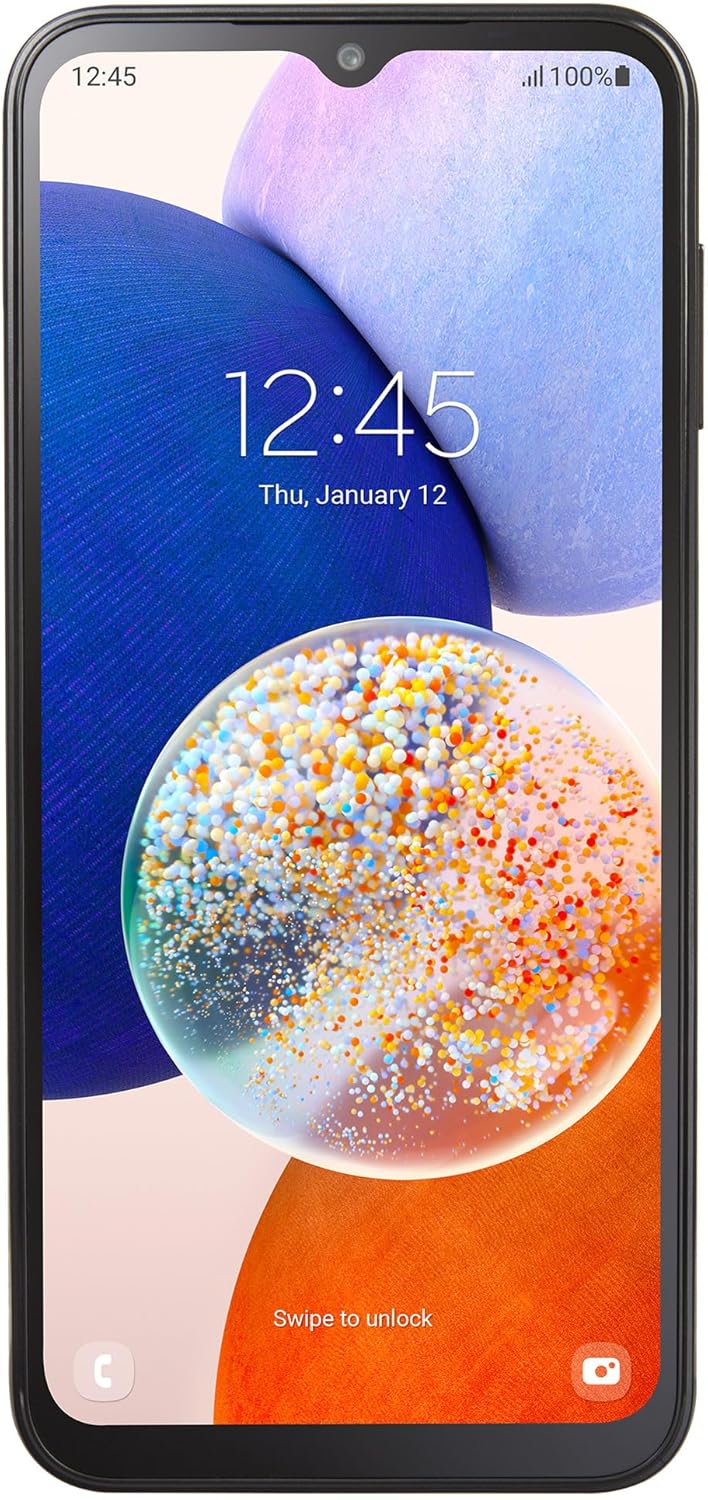 Tracfone Samsung Galaxy A14 5G Locked 64GB 5000mAh Black
