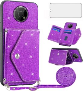 Purple Nokia G300 Wallet Case