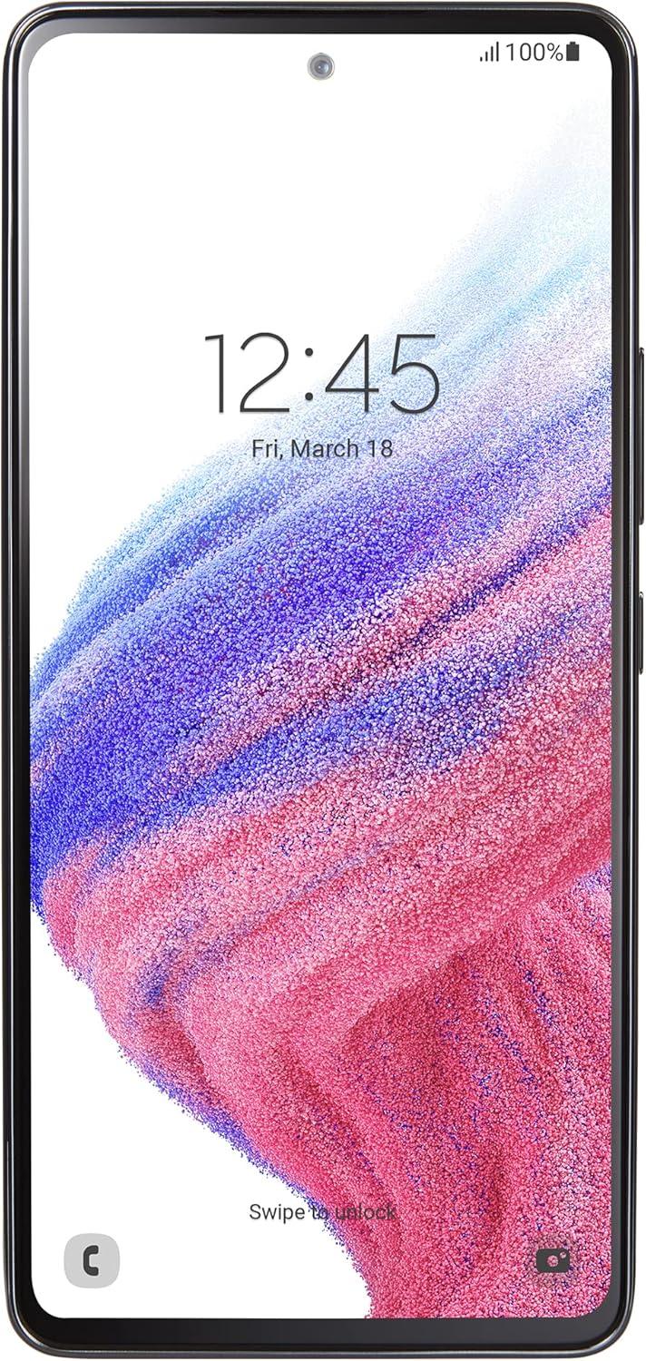 TracFone Samsung Galaxy A53 5G 128GB Black Prepaid Locked