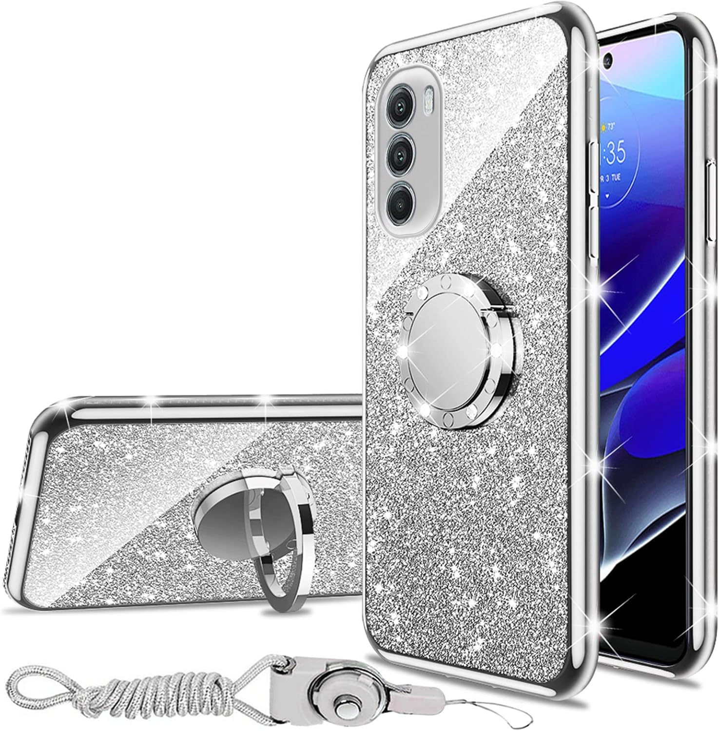 Moto G Stylus 5G 2022 Case w/ Ring Kickstand