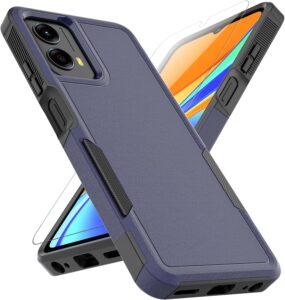 Rugged Protective Case for Moto G 5G 2024 - Blue