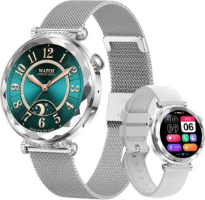 Women's Fitness Smartwatch with AMOLED, Health Monitors