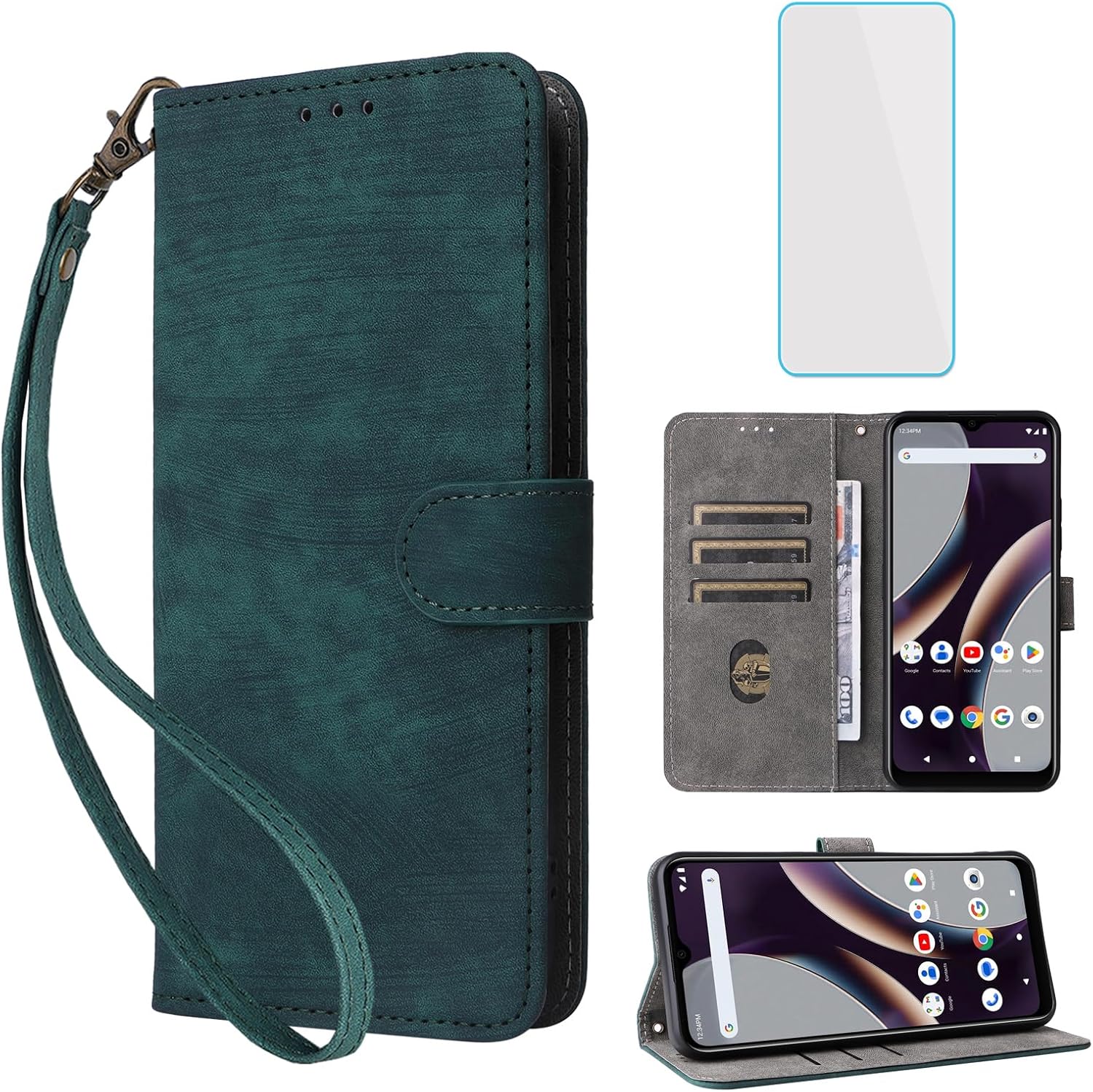 Nokia G10/G20 Wallet Case w/ Screen Protector