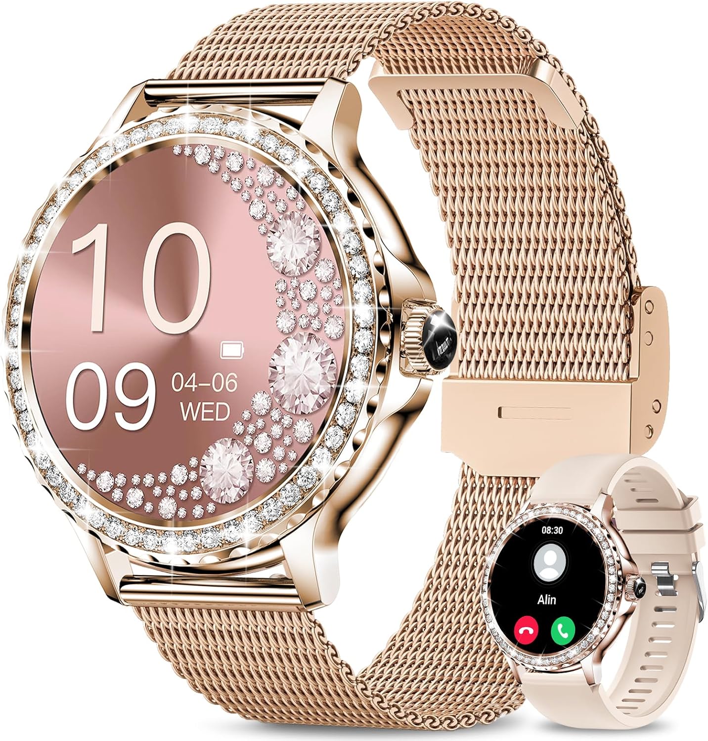 Diamond Smartwatch with Call Function
