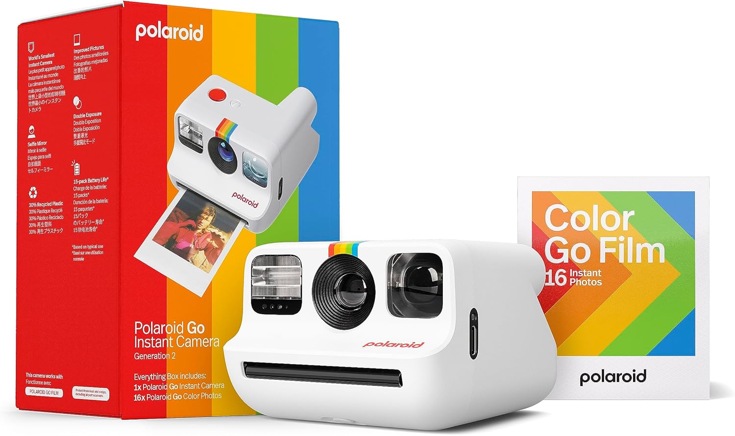 Polaroid Go 2 Mini Camera Bundle