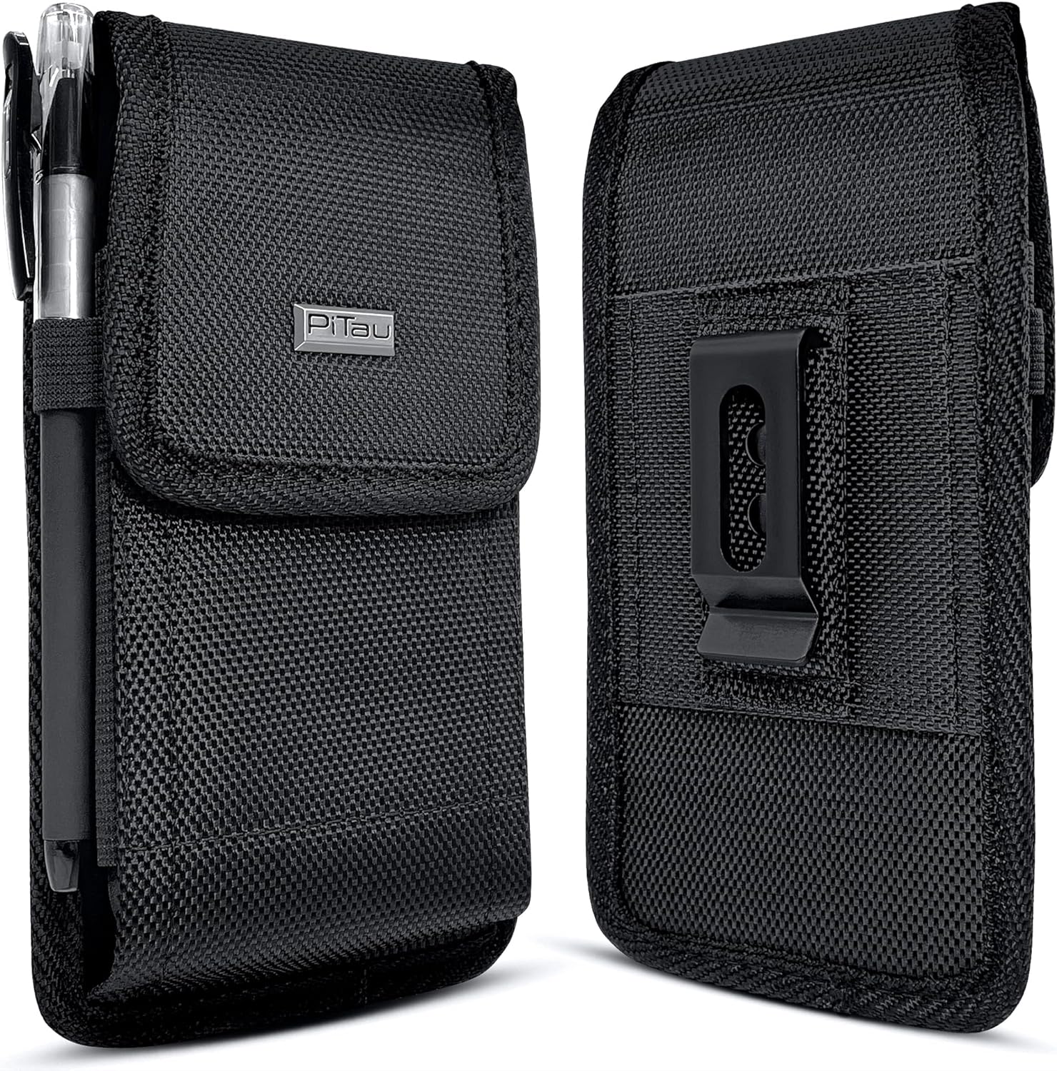 PiTau Clip Pouch Galaxy S22-S25U & Pixel 7-9 Pro XL Black