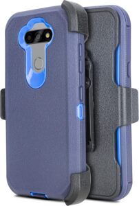 Heavy Duty Case for LG K41/Harmony 4/Premier Pro Plus w/Holster & Kickstand