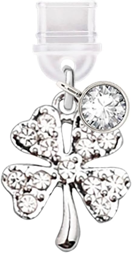 Crystal Clover Charging Port Dust Plug Universal