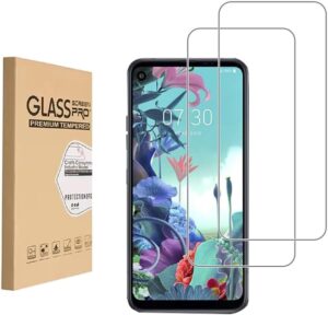 LG Q70 Tempered Glass Screen Protector, 2-Pack