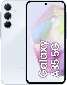 Samsung Galaxy A35 5G 128GB Dual-SIM Unlocked (US) - Ice Blue