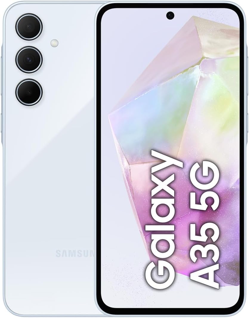 Samsung Galaxy A35 5G 128GB Dual-SIM Unlocked (US) - Ice Blue