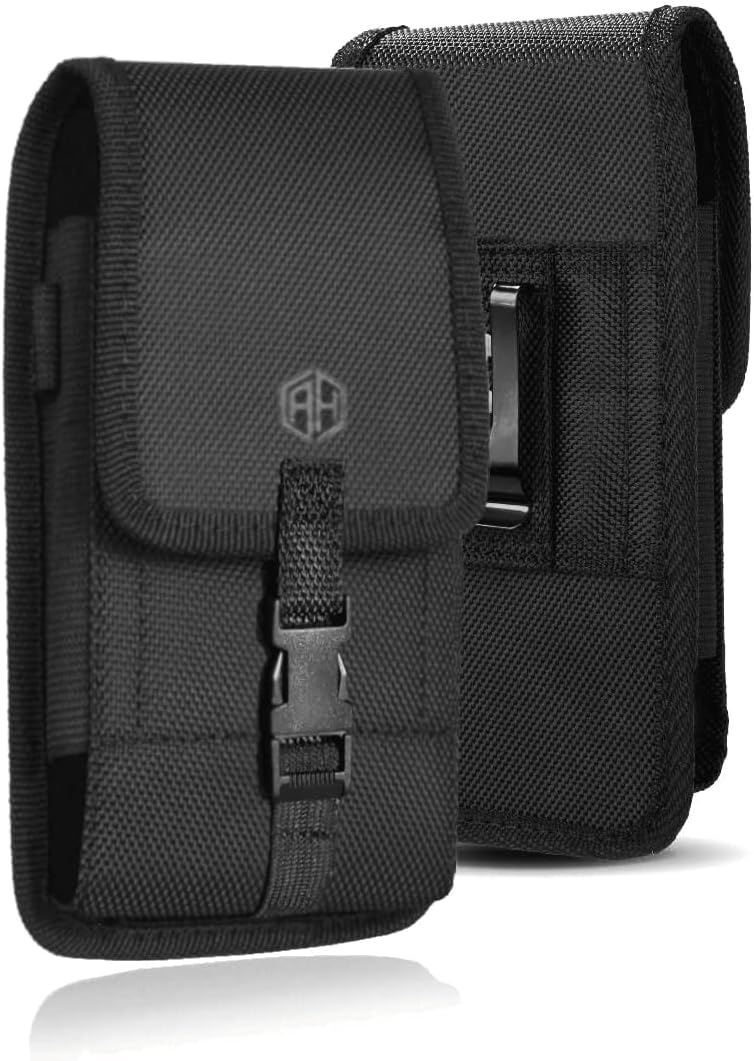 Military Nylon Belt Holster for iPhone/Galaxy - Otterbox Compatible