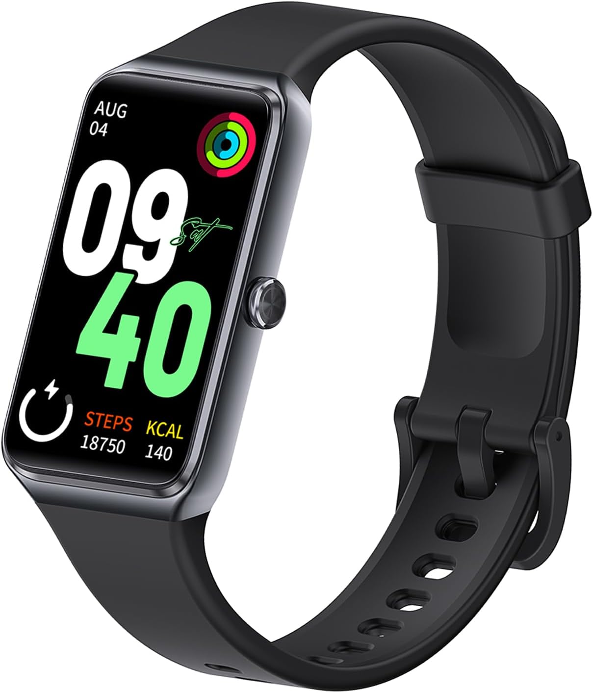 Fitness Tracker: 24/7 Heart Rate, SpO2/BP, Sleep, IP68, Phone Sync