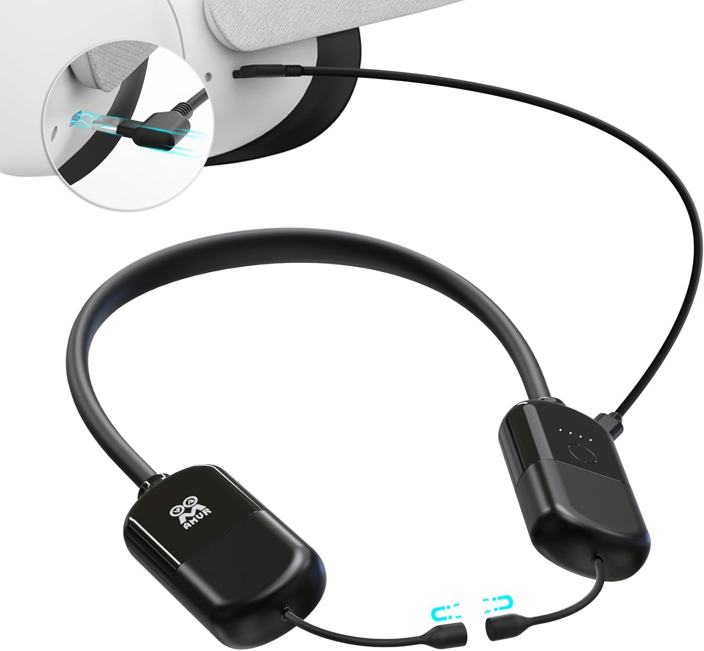 8000mAh Battery Pack for Meta Quest 3/2 - Extend Playtime