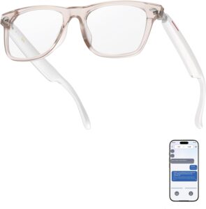 AI Translator Glasses - Pink