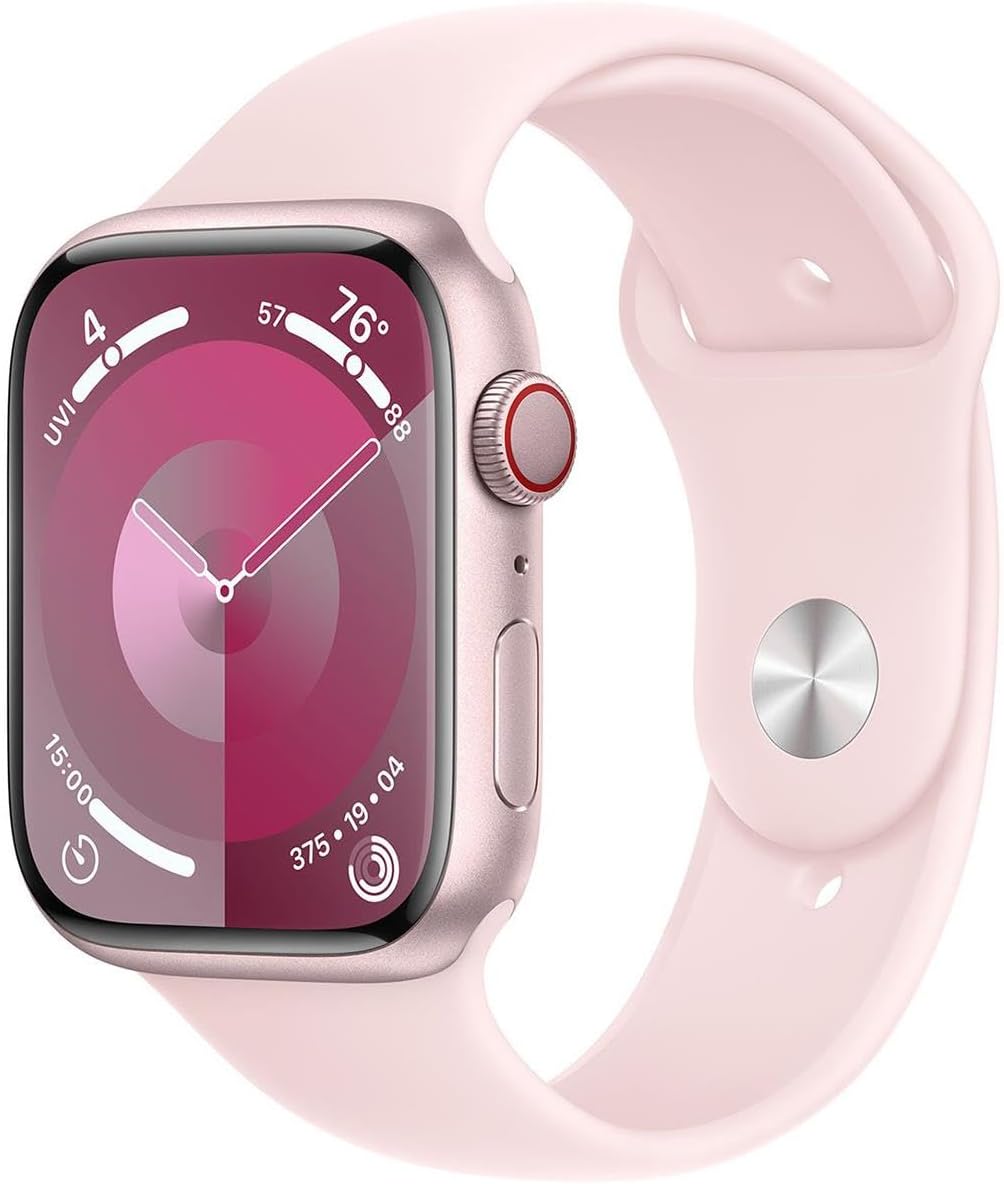 Apple Watch Series 9 GPS + Cellular 45mm Pink (Renewed)