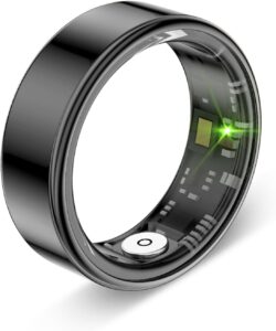 Smart Health Tracker Ring for Men & Women - Black