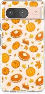 Google Pixel 8 Pumpkin Clear Case