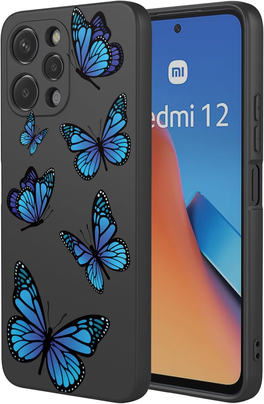 Redmi 12/Poco M6 Pro Butterfly Case