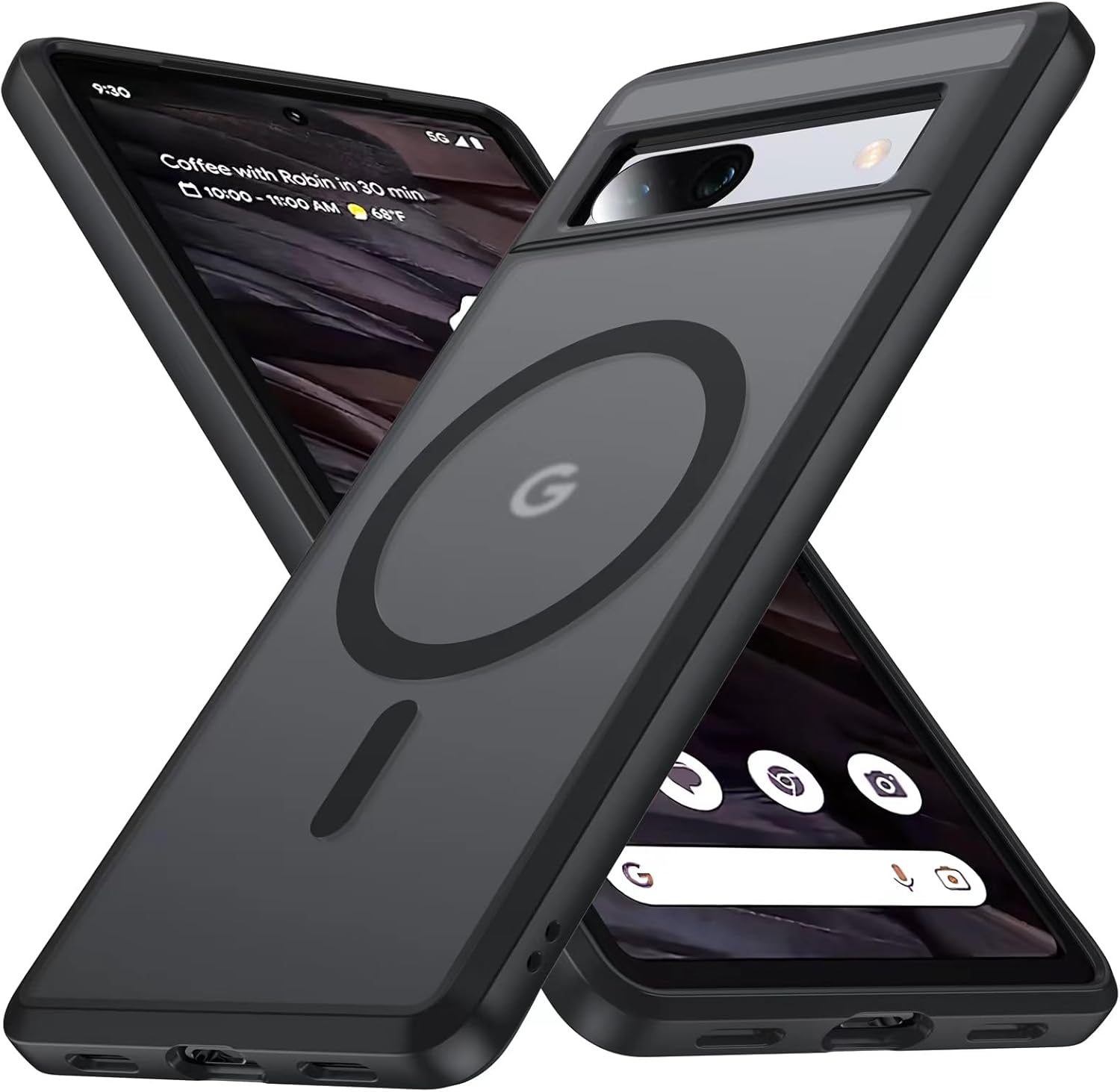 NO.1 Magnetic Pixel 7a Case (Black, MagSafe)