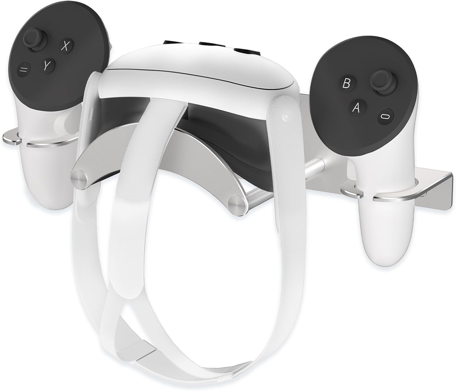 VR Wall Mount for Meta Quest 3/Pro/2 (Silver)