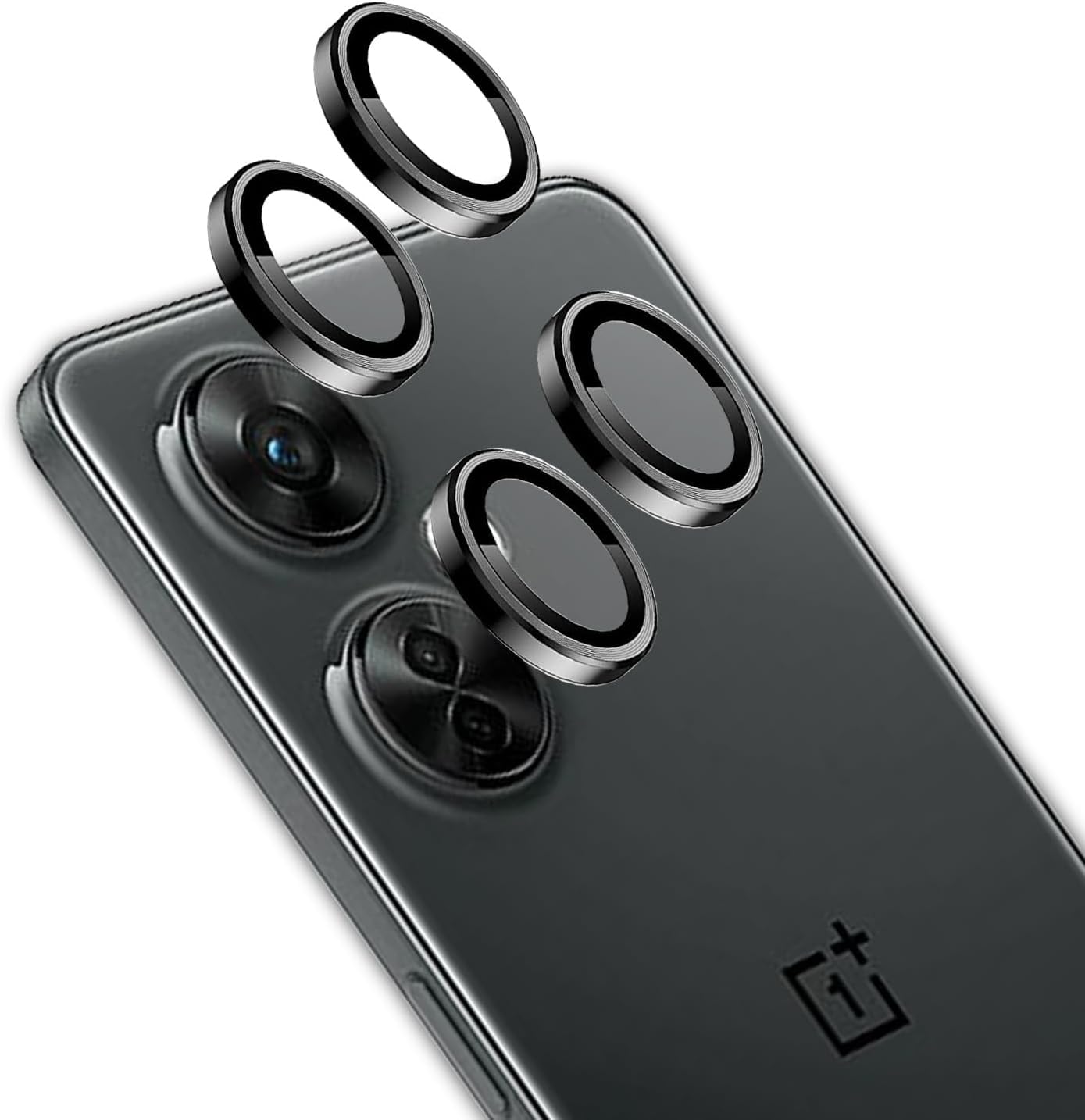 2-Pack Camera Lens Protectors for OnePlus Nord N30 5G, Black