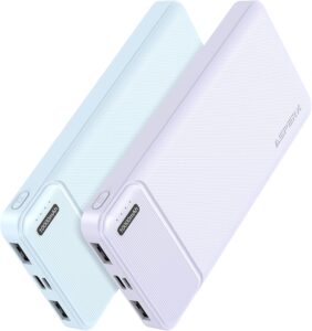 AsperX 2-Pack 10000mAh USB-C Fast Charging Power Bank