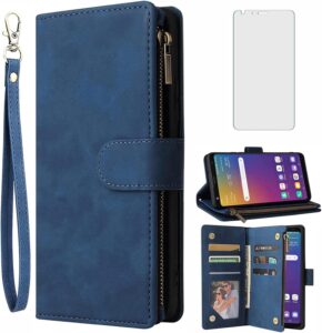 Asuwish Wallet Case w/Stand for LG Stylo 5 Series