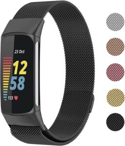 Metal Mesh Band for Fitbit Charge 5/6
