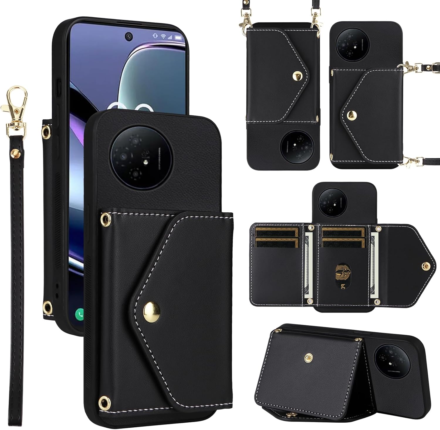 Wallet Case for TCL 50 XL with Stand