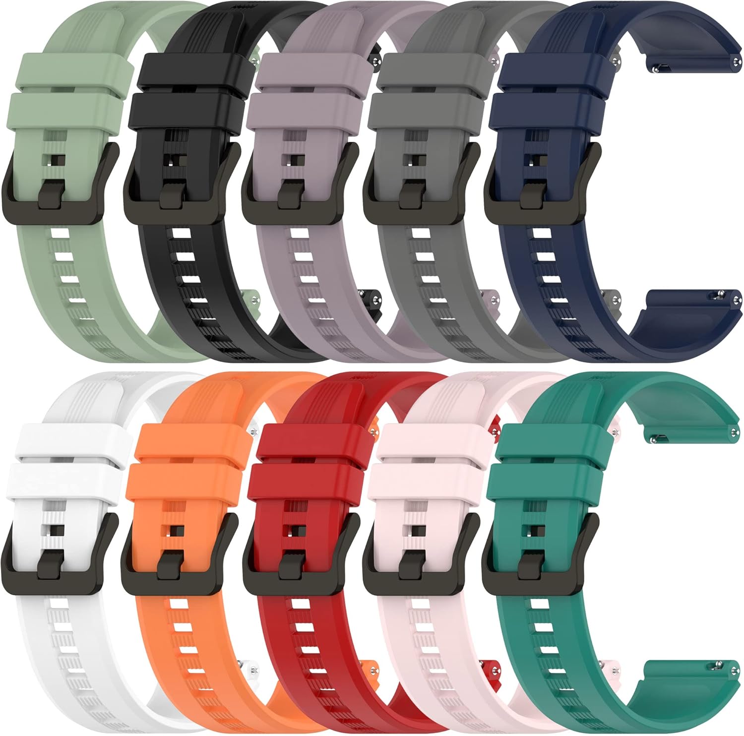 22mm Quick Release Silicone Strap Universal Replacement Band