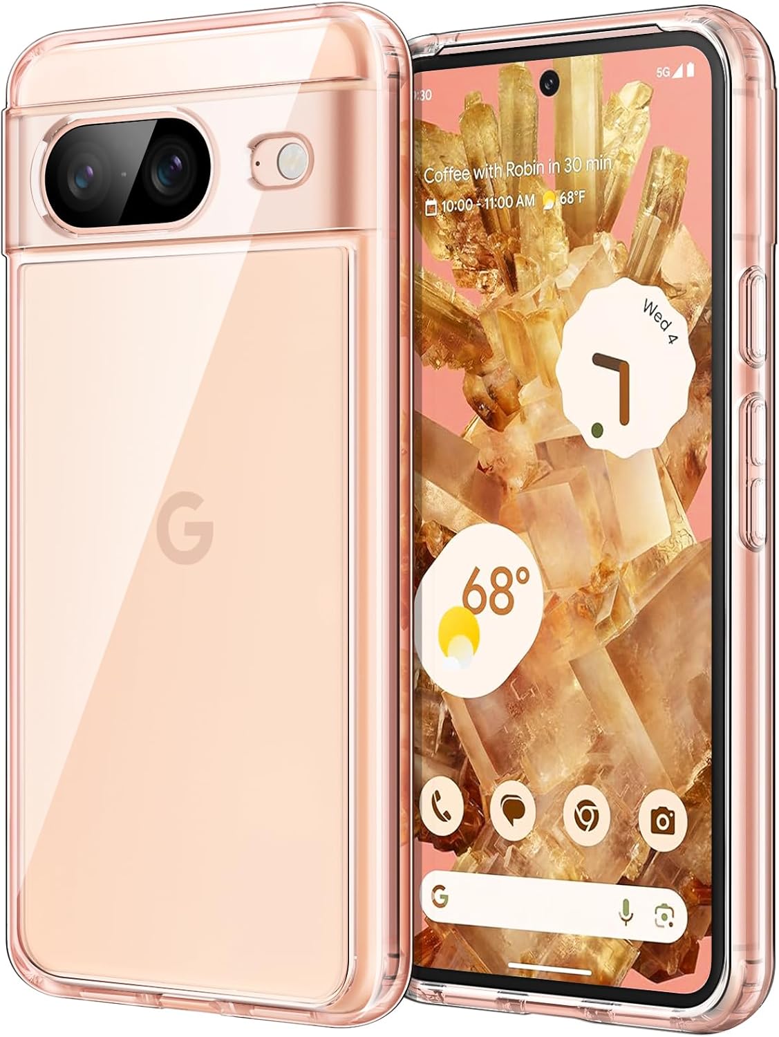 Google Pixel 8 Rose Protective Case