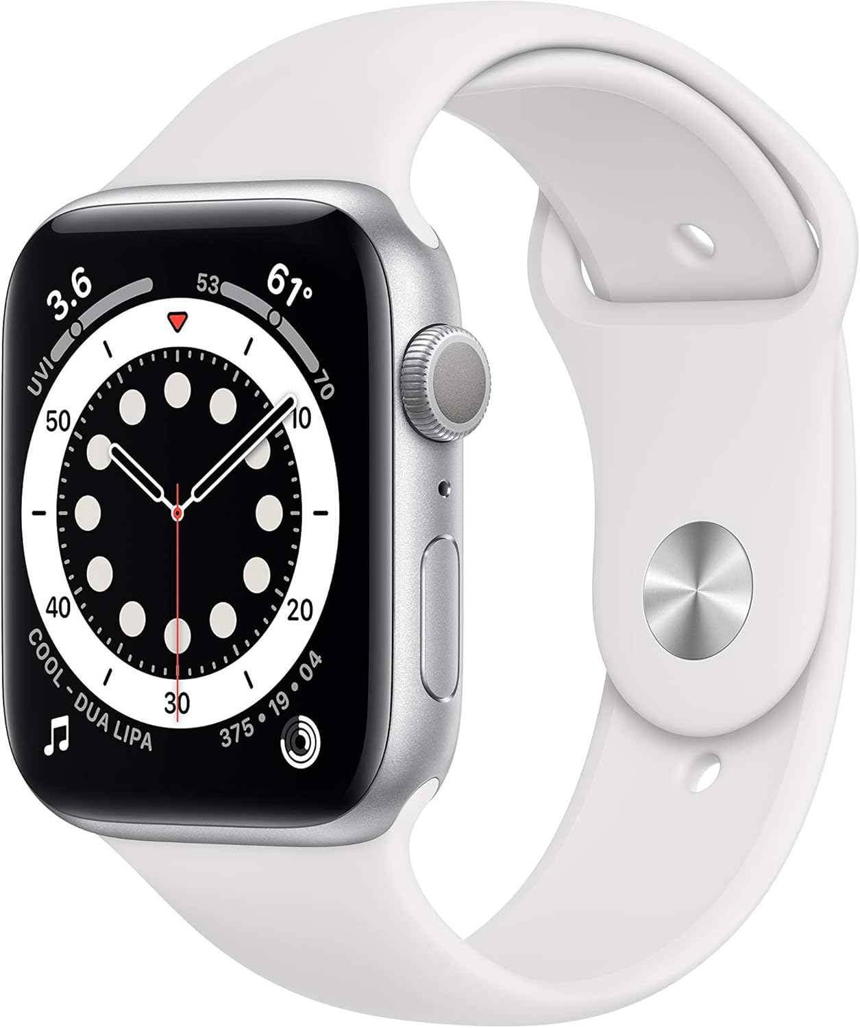 Apple Watch Series 6 44mm Silver Renewed