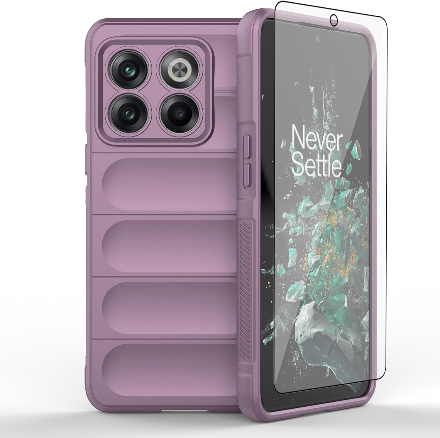 OnePlus 10T/Ace Pro Case & Screen Protector - Purple