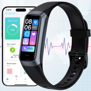 Fitness Tracker Watch with Blood Pressure Waterproof