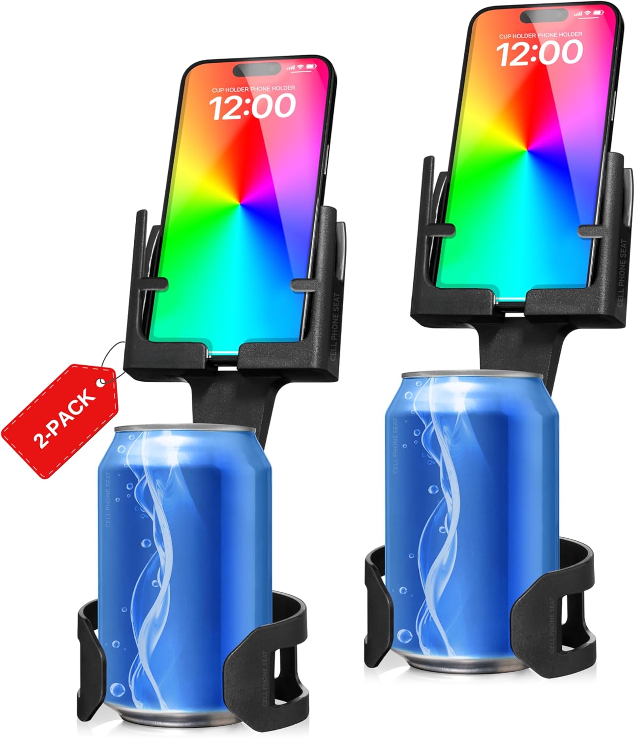 Universal Car Phone Holder 2-Pack