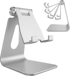 Adjustable Aluminum Phone Stand for All Mobile Phones