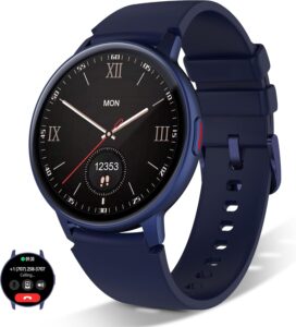 1.3" AMOLED Smartwatch with Health Monitor for Android iOS