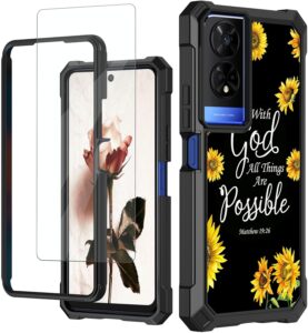 TCL 50 XE 5G Case - Sunflower Matthew 19:26