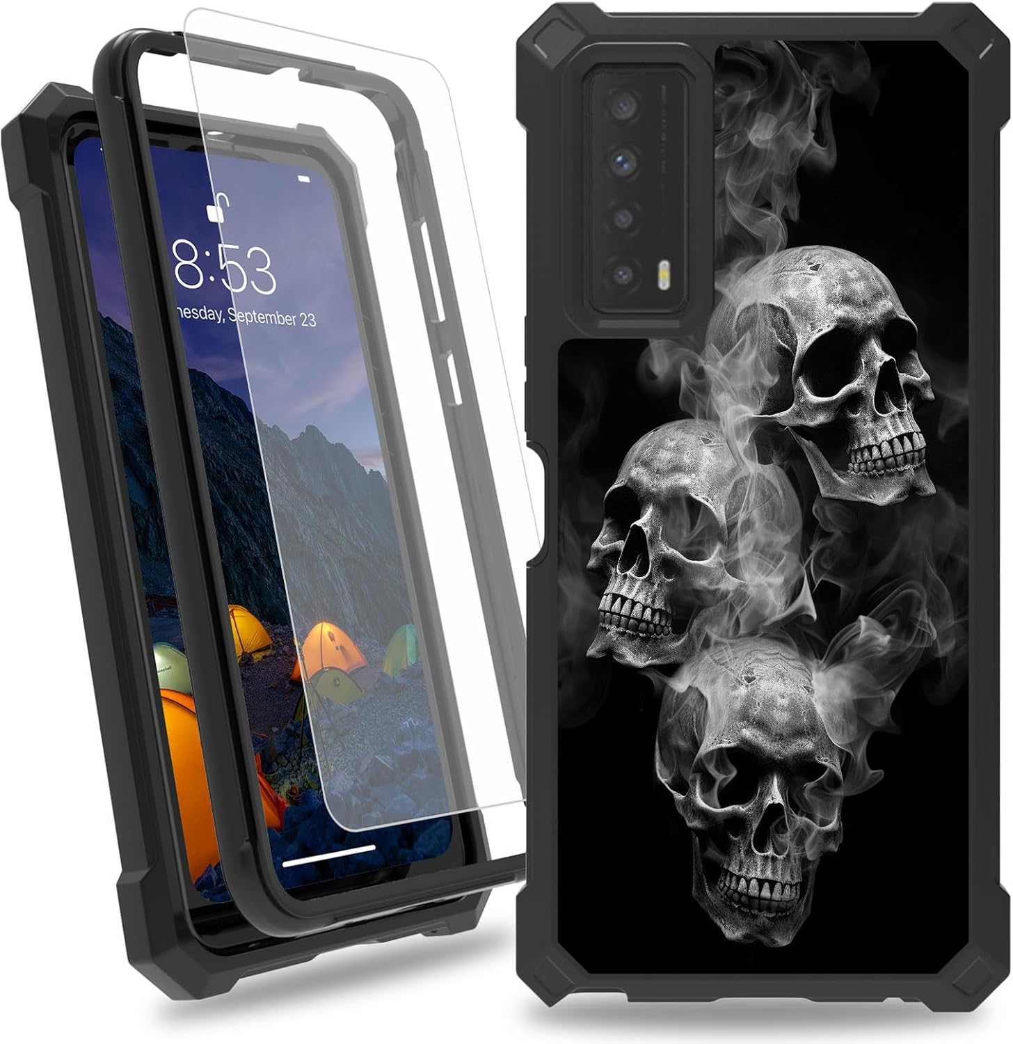 TCL Stylus 5G 2022 Case - Smoke Skull