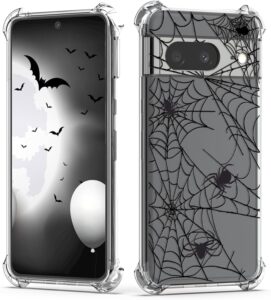Spider Web Google Pixel 7 Clear TPU Case