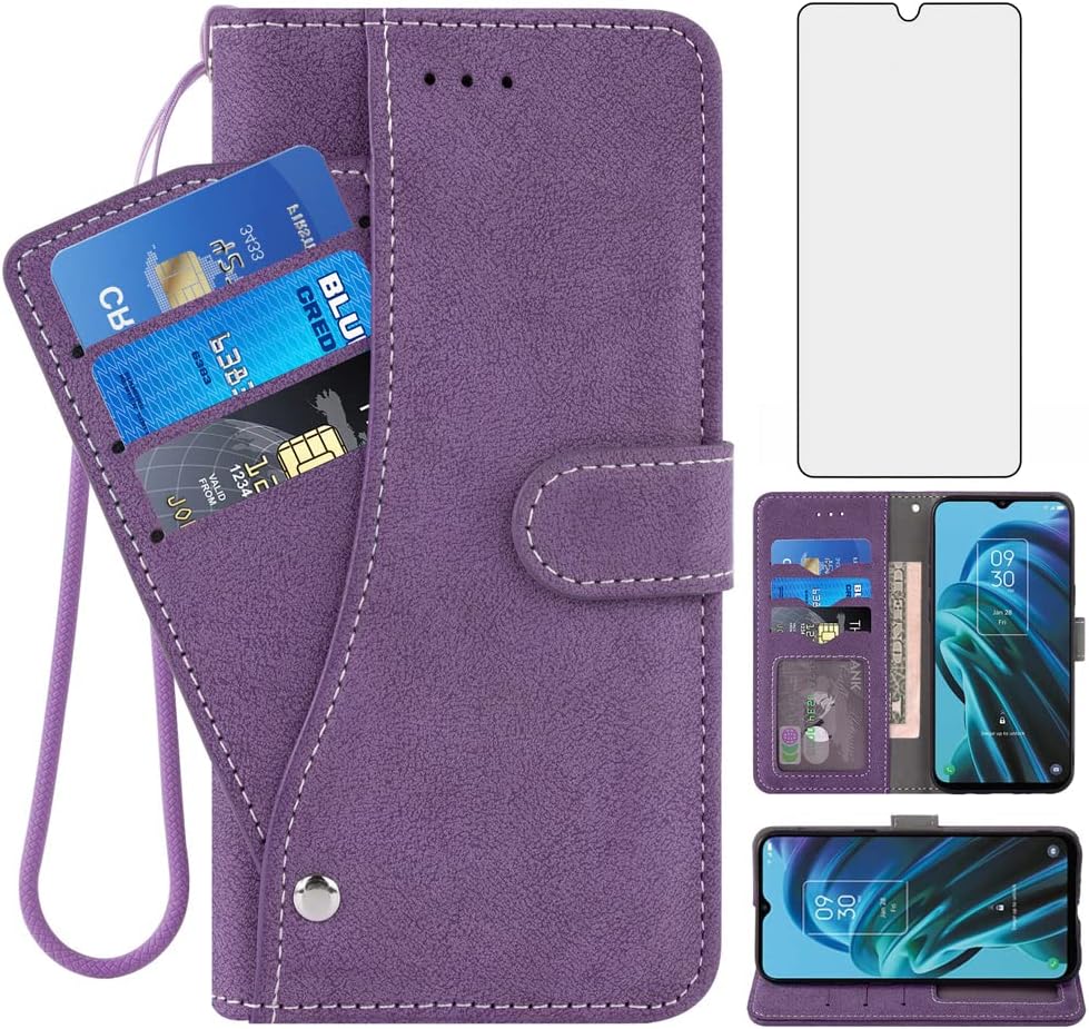 TCL 30XE/30V/4X Wallet Case with Stand