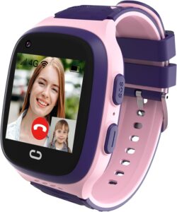4G Kids Smart Watch w/ GPS & Video Call - Pink