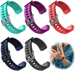 5-Pack VeryFitPro Watch Bands for ID115plus/HR, Multicolor