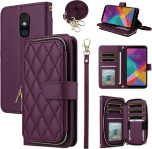 LG Stylo 5 Wallet Case - Deep Purple