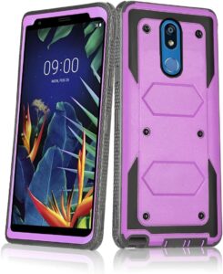Asuwish LG K40 etc. Shockproof Heavy Duty Case - Purple