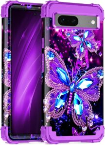 Glow in Dark Butterfly Pixel 7 Case