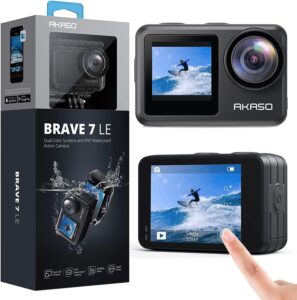 AKASO Brave 7 LE 4K Touch Waterproof Action Camera