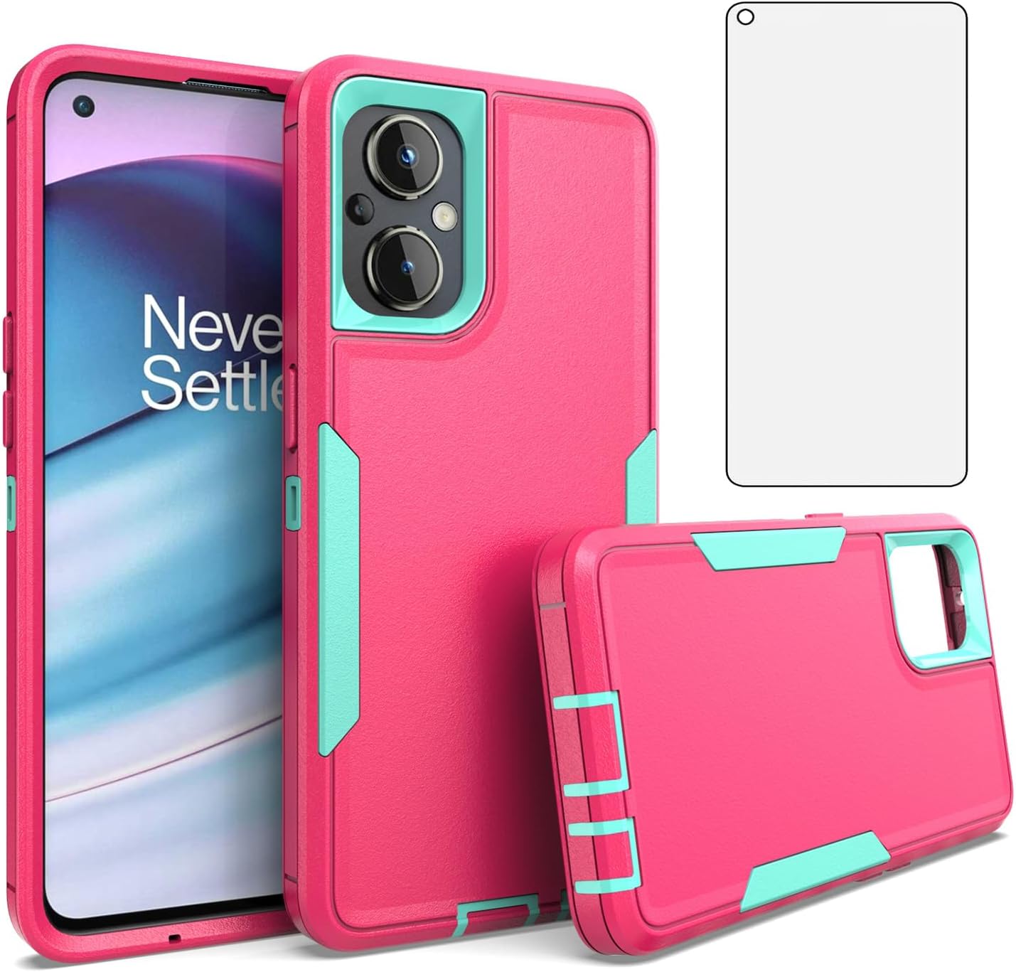 Asuwish OnePlus Nord N20 5G Case - Rose Red