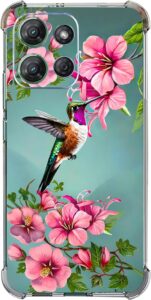 Moto G Power 2025 Blue Floral Case